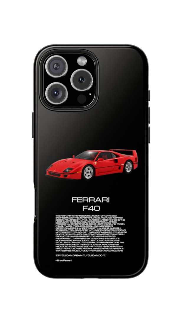 Ferrari F40 phone case
